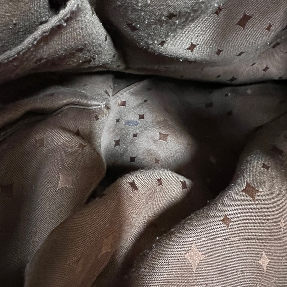 Fossil Explorer Metallic Leather Hobo ZB5503 Gunmetal/Brown - Picture 12 of 12